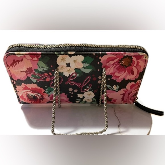 Juicy Couture ‘Pick Ur Petal’ Black  Wallet & Card Organizer, bow on front - Picture 12 of 13